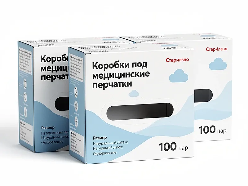 Коробки под медицинские перчатки дешево