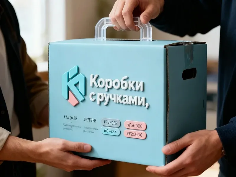 заказать Коробки с ручками