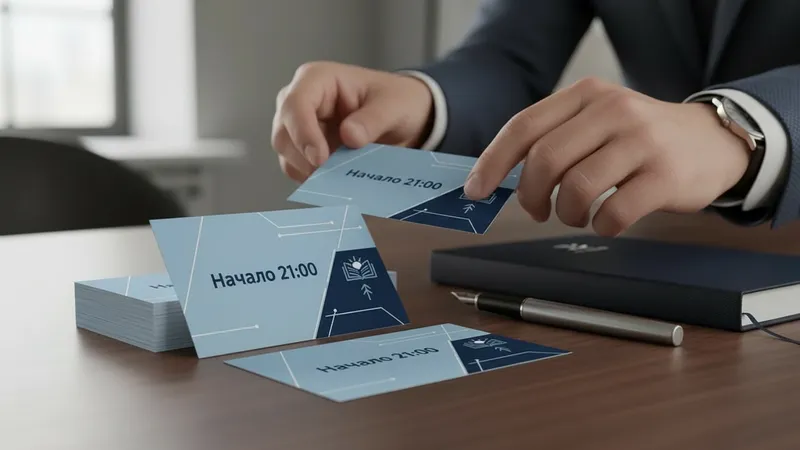 Корпоративные визитки недорого
