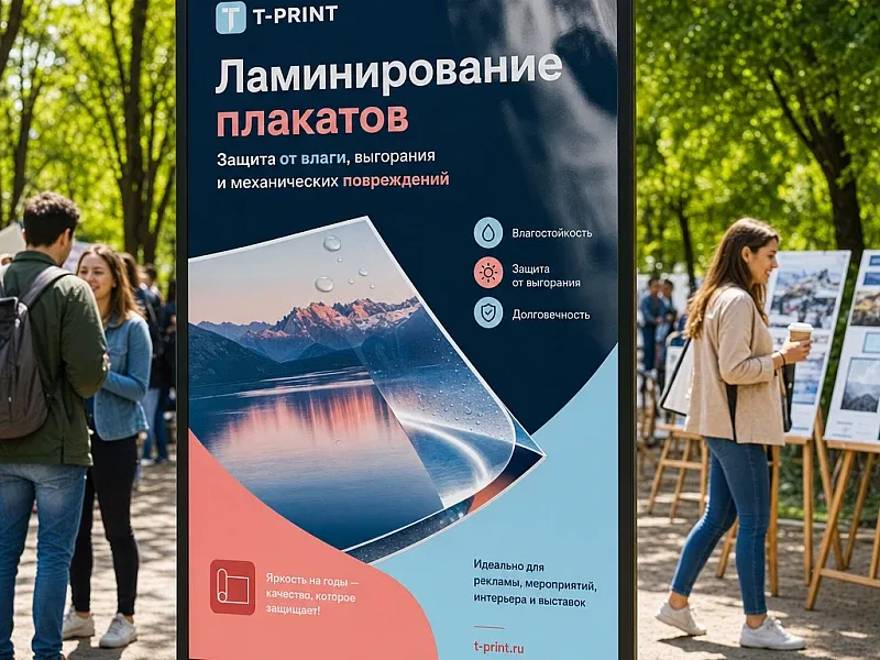 Ламинирование плакатов недорого