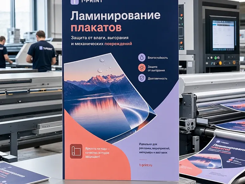Ламинирование плакатов на заказ