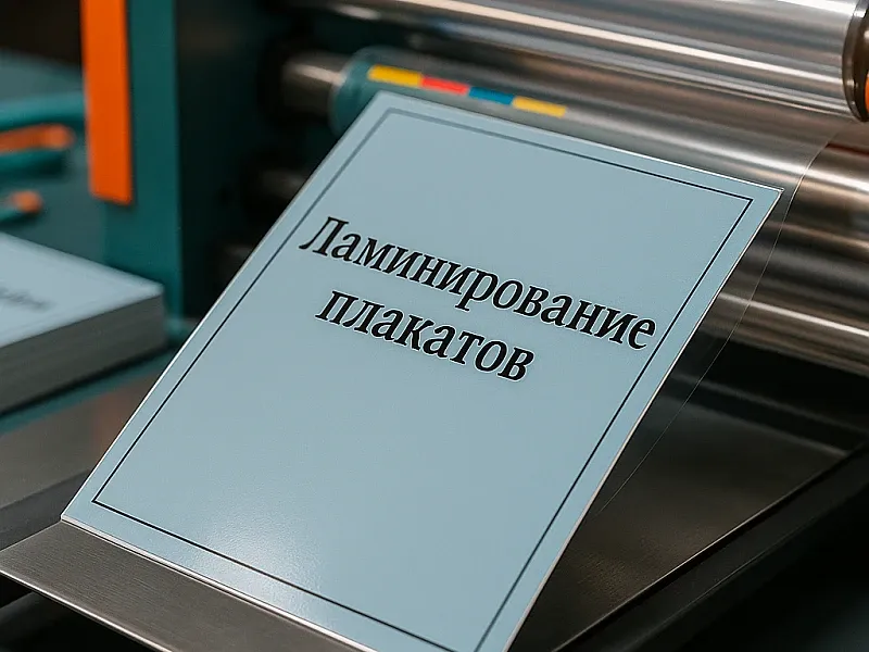 заказать Ламинирование плакатов