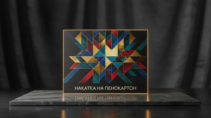 Накатка на пенокартон на заказ
