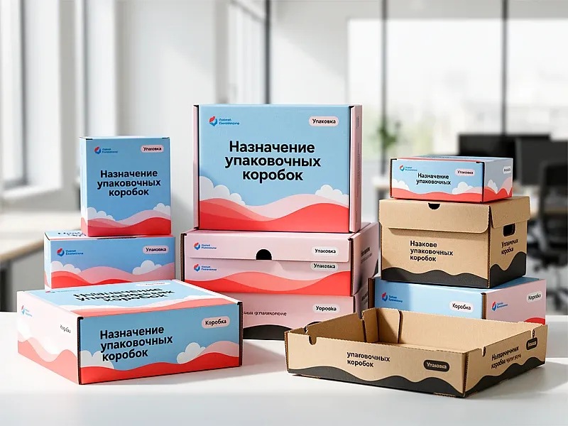 Назначение упаковочных коробок на заказ