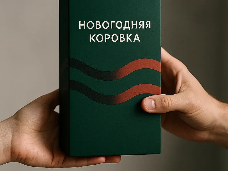 Новогодние коробки на заказ