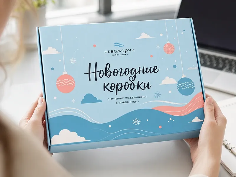 заказать Новогодние коробки