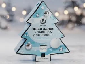 Новогодняя упаковка для конфет в Москве