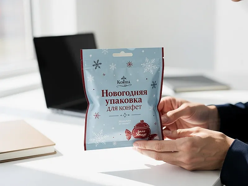 Новогодняя упаковка для конфет недорого