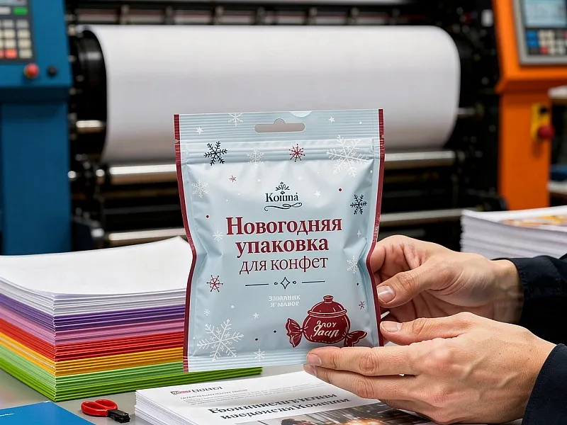 заказать Новогодняя упаковка для конфет