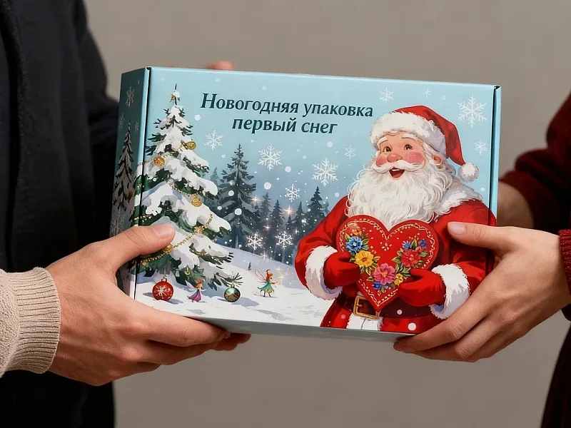 заказать Новогодняя упаковка первый снег