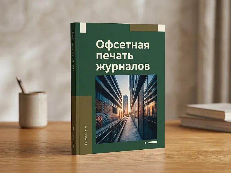 Офсетная печать журналов недорого