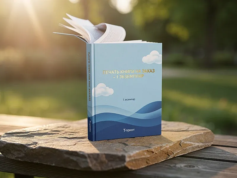 Печать книги на заказ - 1 экземпляр на заказ