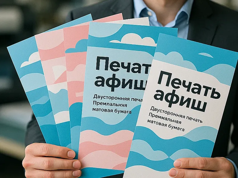 Печать афиш дешево