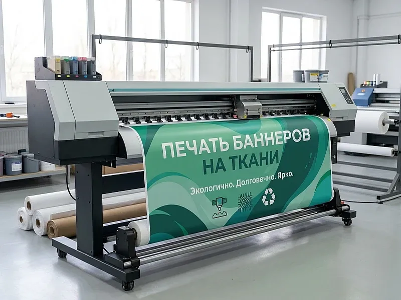 заказать Печать баннеров на ткани