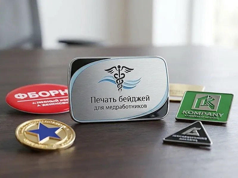Печать бейджей для медработников на заказ