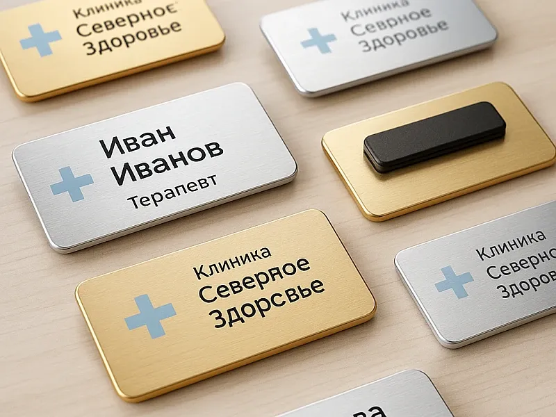 заказать Печать бейджей для медработников