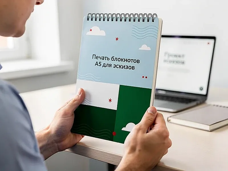 заказать Печать блокнотов А5 для эскизов