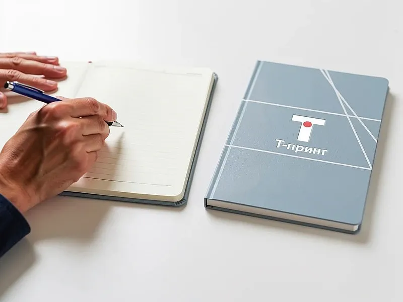 заказать Печать блокнотов в твердом переплете