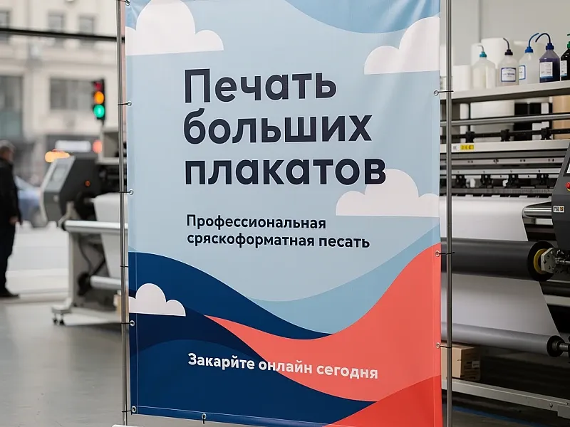заказать Печать больших плакатов