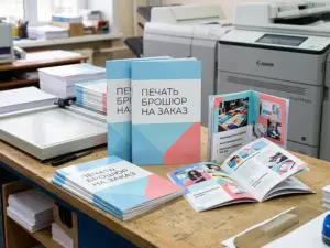 Печать брошюр на заказ в Москве