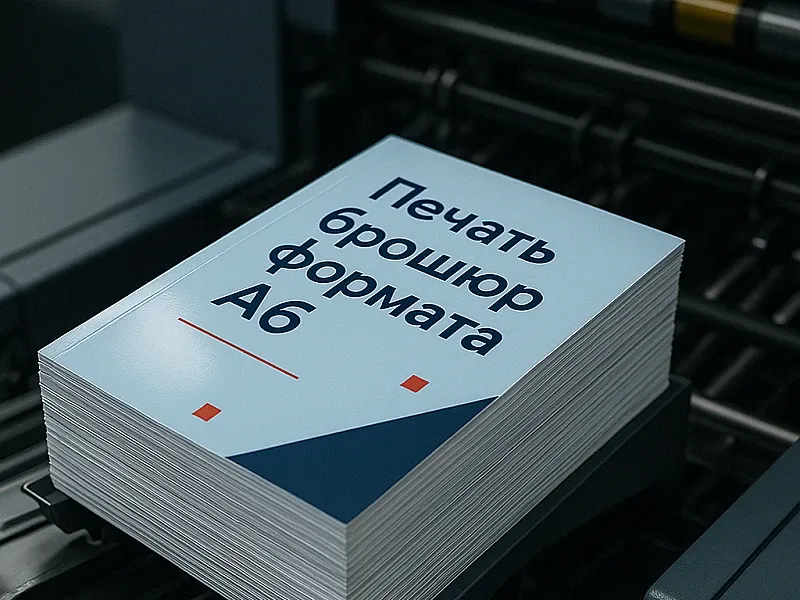 заказать Печать брошюр формата А6