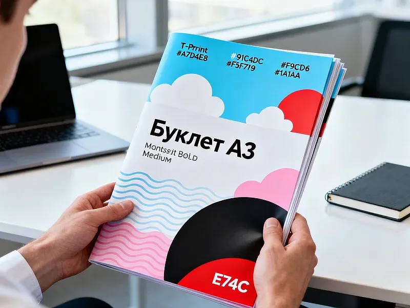 Печать буклетов А3 недорого