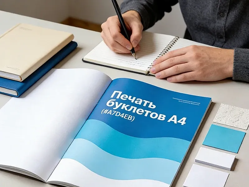 Печать буклетов А4 на заказ