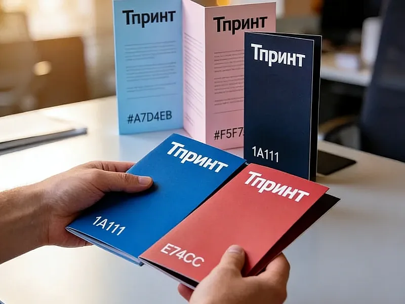 заказать Печать буклетов малым тиражом