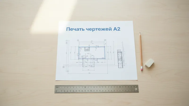 Печать чертежей А2 на заказ