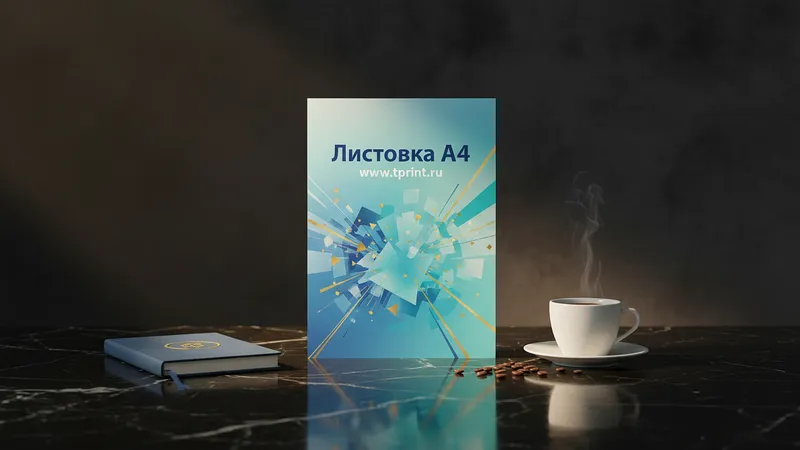 Цифровая печать листовок А4 на заказ