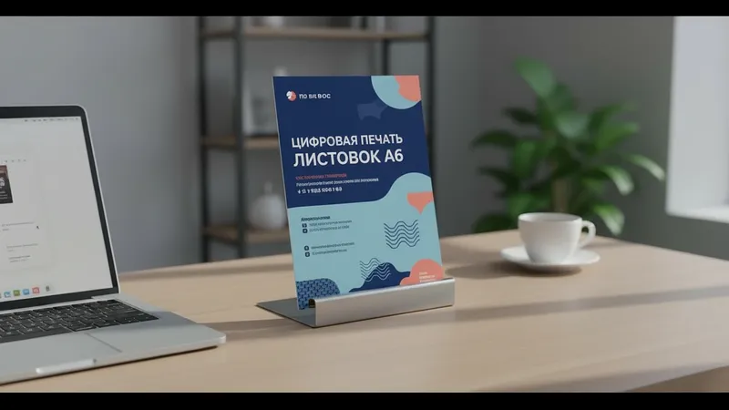 Цифровая печать листовок А6