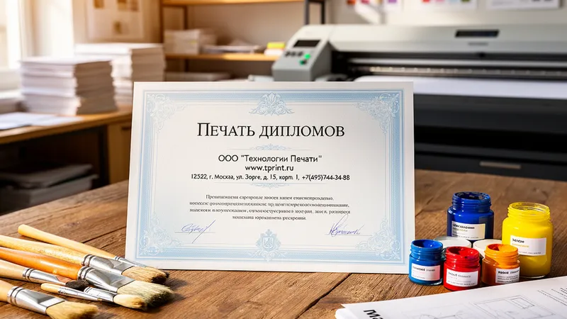 Печать дипломов недорого