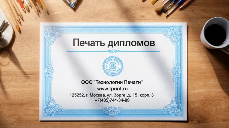 заказать Печать дипломов