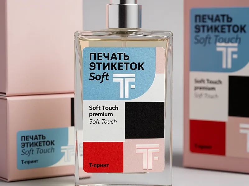 Печать этикеток Soft Touch недорого