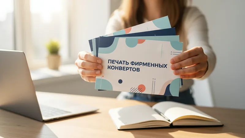 Печать фирменных конвертов дешево