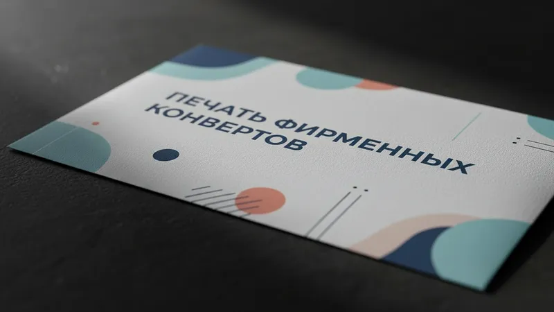 Печать фирменных конвертов