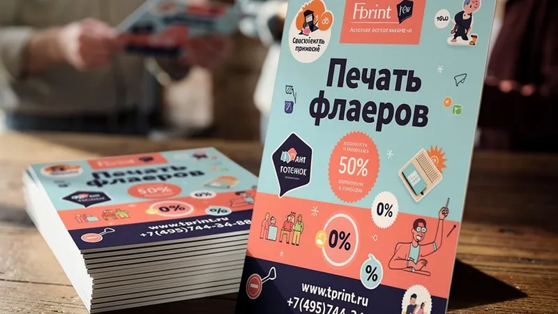 Печать флаеров на заказ