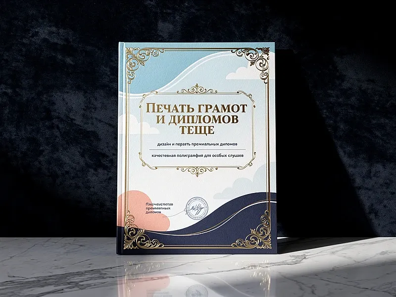 заказать Печать грамот и дипломов теще