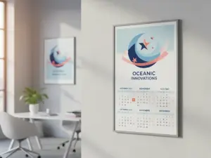 Печать и изготовление квартальных календарей макси в Москве