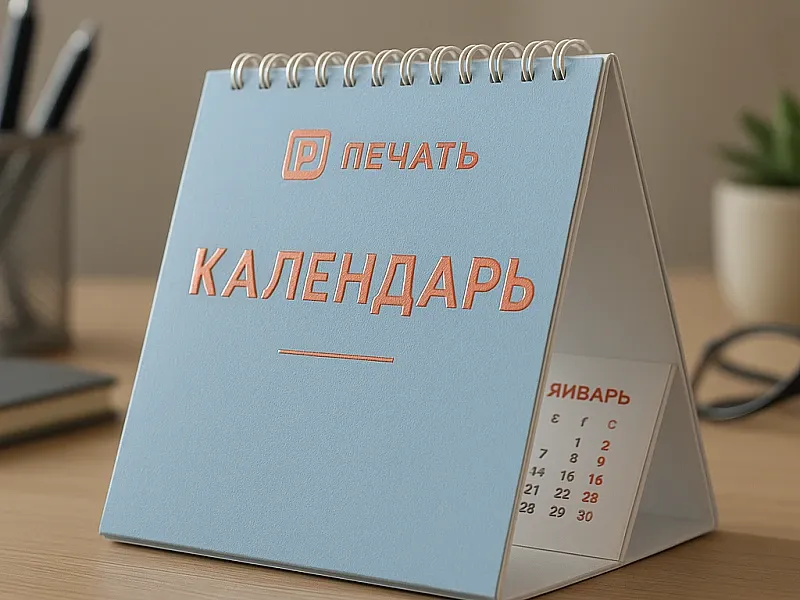Печать календарей-домиков недорого
