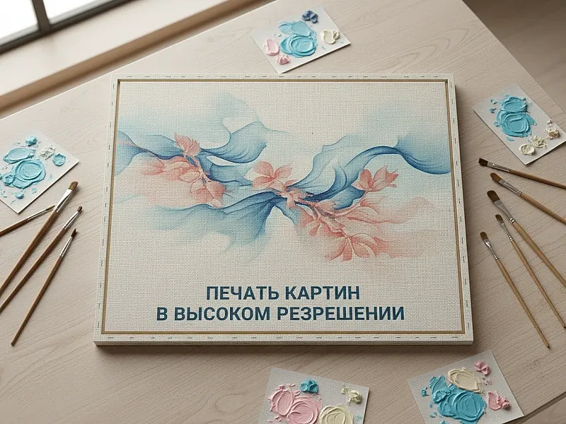 Печать картин в высоком разрешении недорого