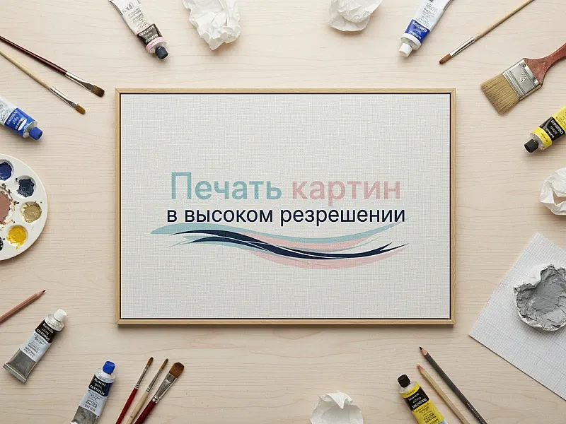 заказать Печать картин в высоком разрешении