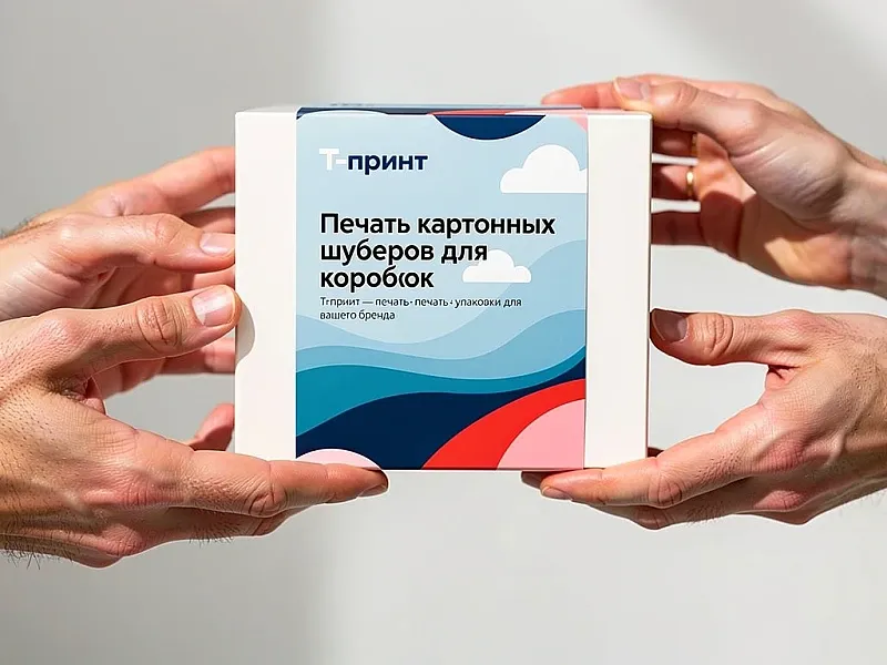 Печать картонных шуберов для коробок на заказ