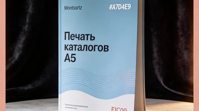 Печать каталогов А5 недорого