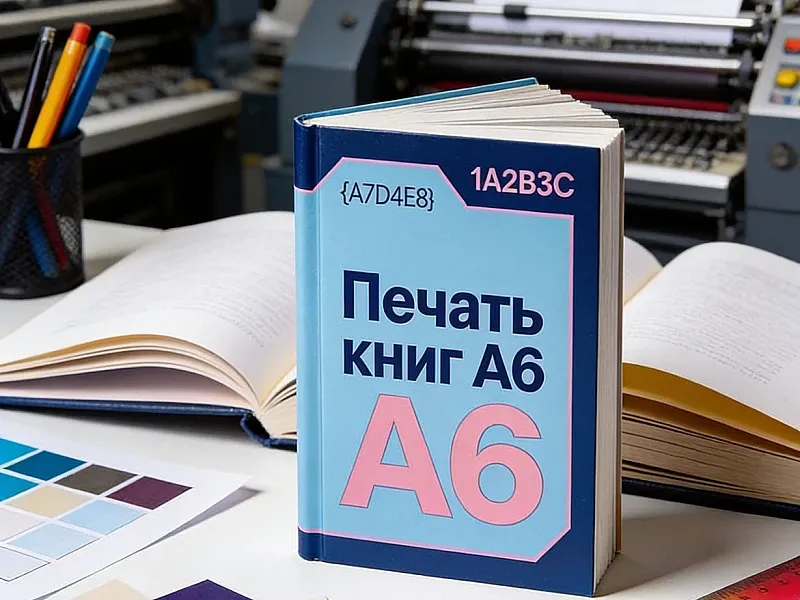 заказать Печать книг А6