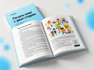 Печать книг с двух сторон в Москве