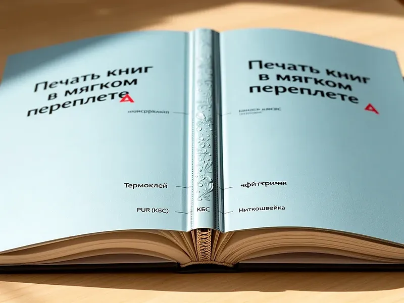 Печать книг в мягком переплете недорого