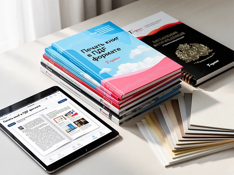 Печать книг в ПДФ формате недорого