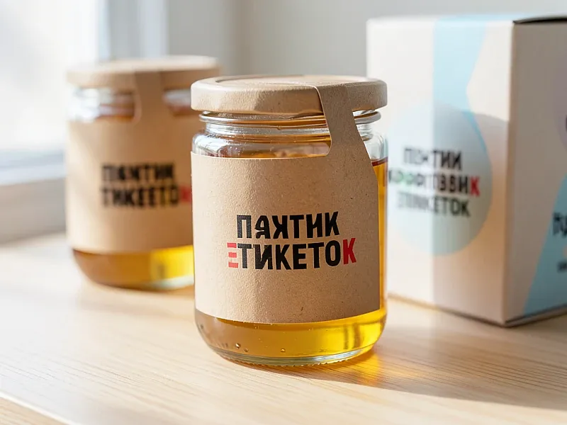 заказать Печать крафтовых этикеток