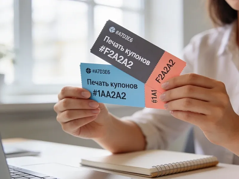 Печать купонов на заказ